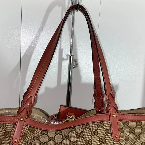 Authentic Rare Gucci GG Tote Bag - Picture 11 of 17